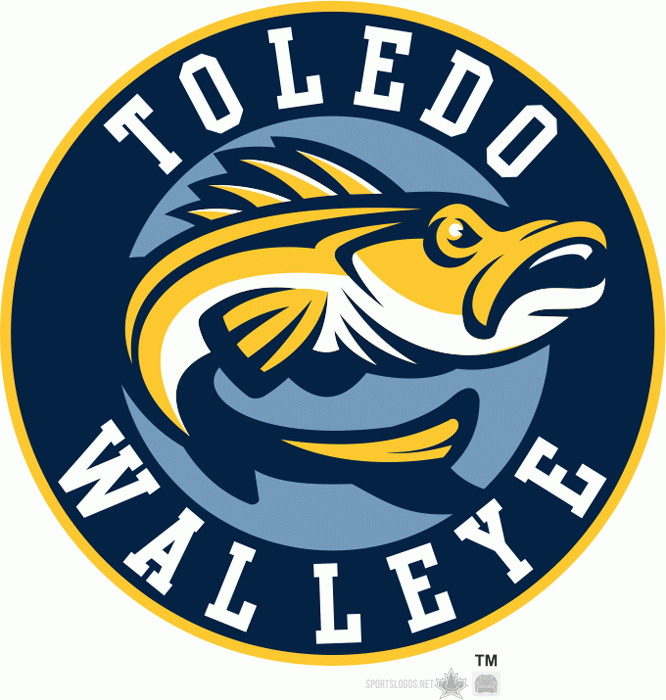 toledo walleye 2011 alternate logo v3 iron on heat transfer...